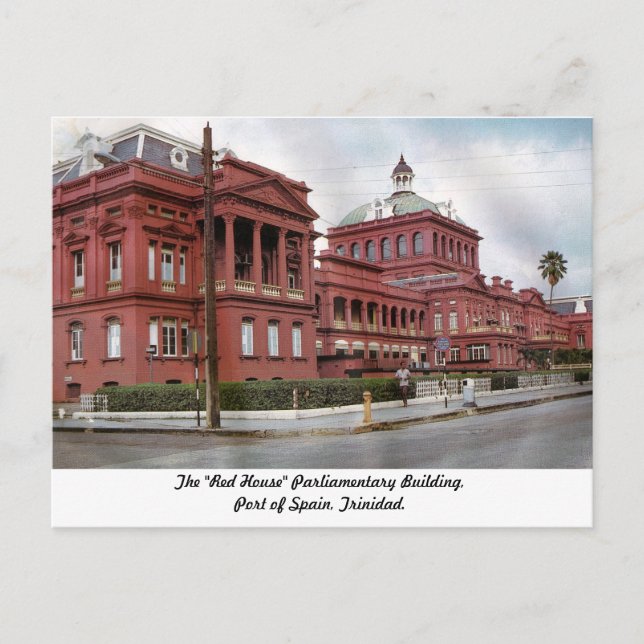 The "Red House", Port of Spain, Trinidad Postcard (Front)