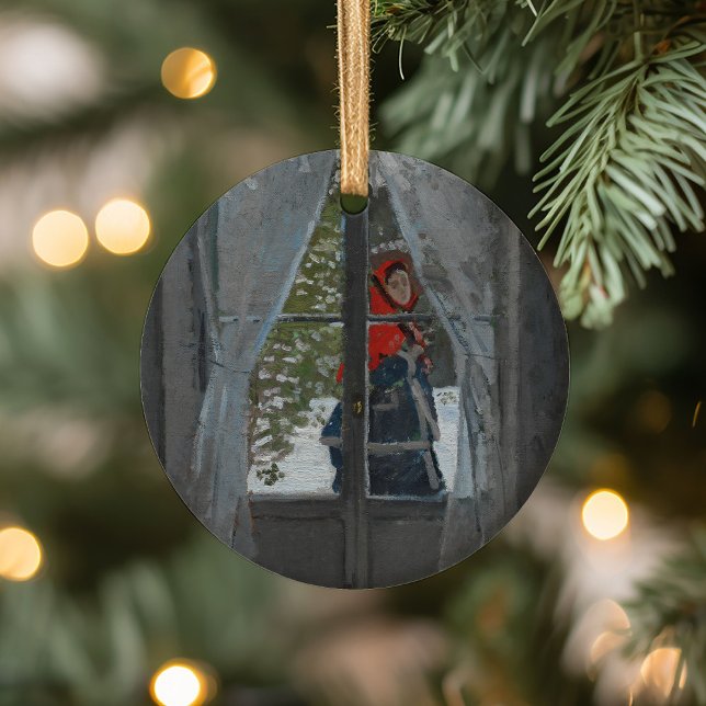The Red Kerchief | Claude Monet Ceramic Ornament (Creator Uploaded)