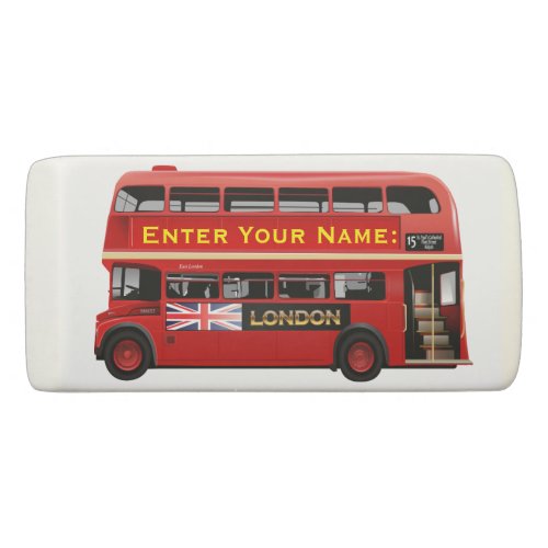The Red London Bus Eraser