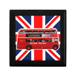 The Red London Bus Keepsake Box