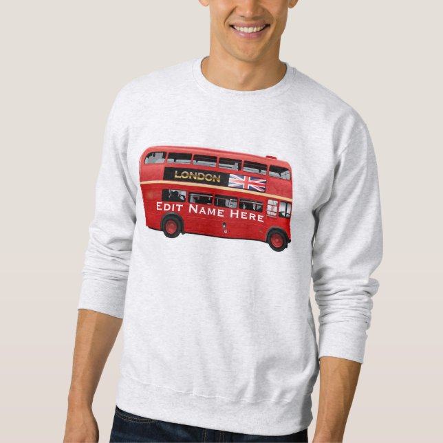 The Red London Bus Sweatshirt (Front)