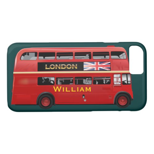 The Red London Double Decker Bus iPhone 87 Case