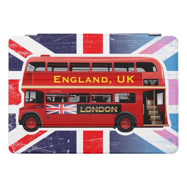 The Red London Double Decker Bus iPad Pro Cover (Horizontal)