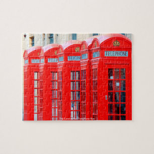 The Red London Telephone Box Jigsaw Puzzle