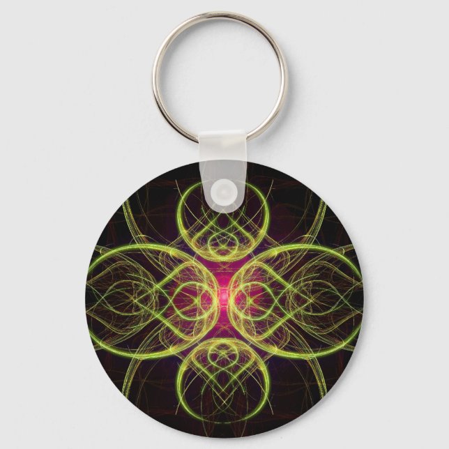 The Red Medallion By Alexandra Cook aka Linandara Keychain (Front)