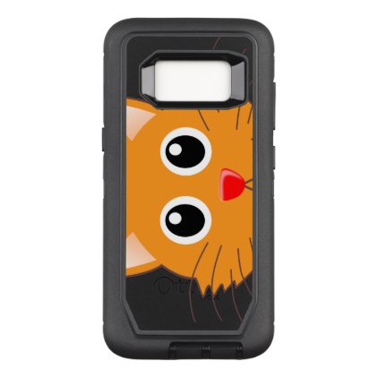 The red-nosed orange Cat OtterBox Defender Samsung Galaxy S8 Case