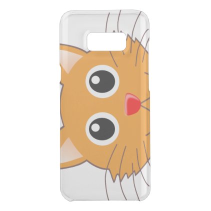 The red-nosed orange Cat Uncommon Samsung Galaxy S8+ Case