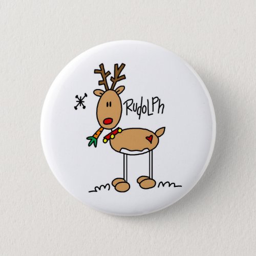 The Red Nosed Reindeer Button