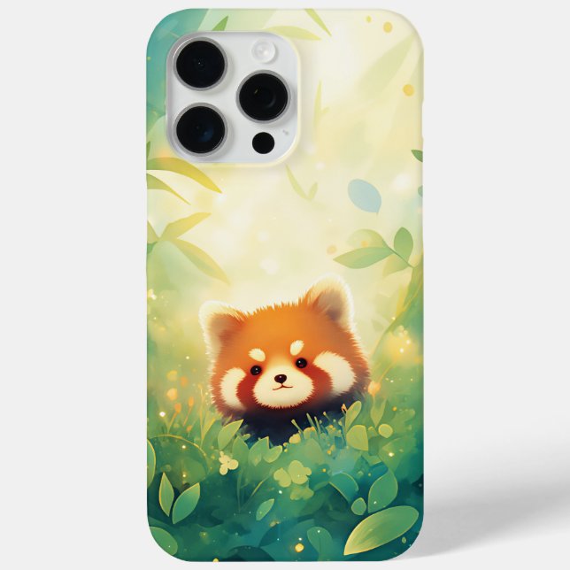 The Red Panda Bamboo Sanctuary Case-Mate iPhone Case (Back)