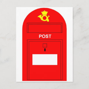 The Red Postbox Postcard