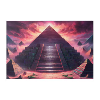The Red Pyramid Acrylic Print