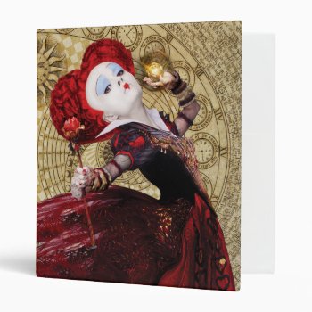 The Red Queen | Adventures In Wonderland 2 Binder by AliceLookingGlass at Zazzle