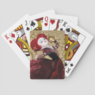 The Red Queen   Adventures in Wonderland 2 Poker Cards