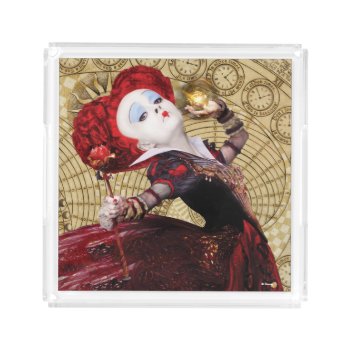 The Red Queen | Adventures In Wonderland Acrylic Tray by AliceLookingGlass at Zazzle