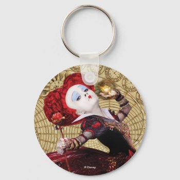 The Red Queen | Adventures In Wonderland Keychain by AliceLookingGlass at Zazzle