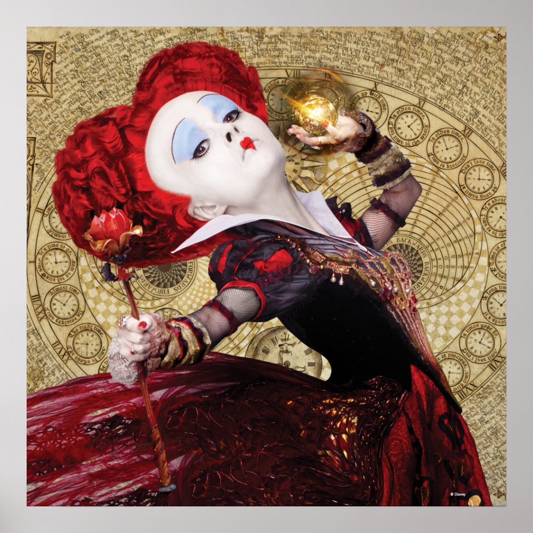 The Red Queen | Adventures in Wonderland Poster | Zazzle