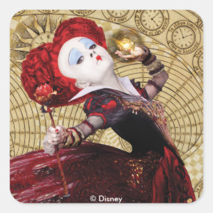 The Red Queen Adventures in Wonderland Square Sticker