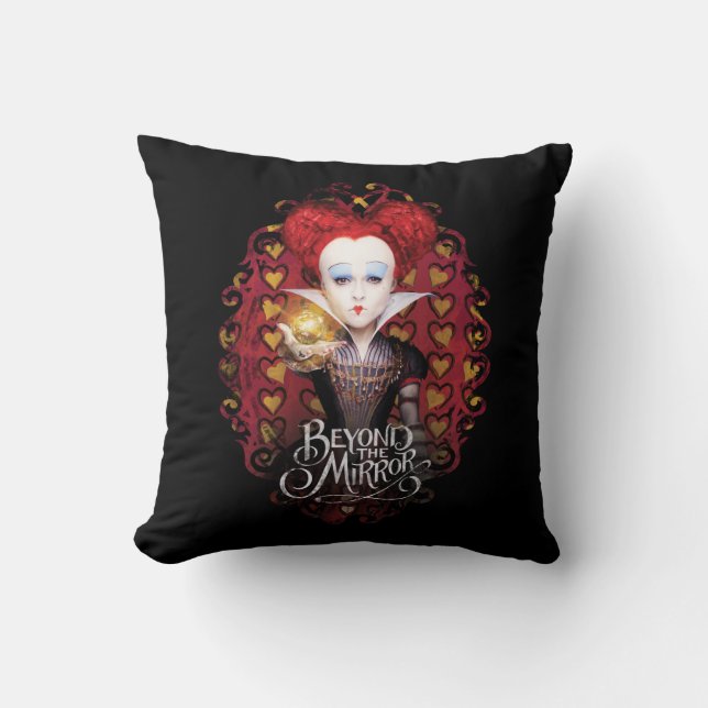 The Red Queen | Beyond the Mirror 2 Throw Pillow (Front)