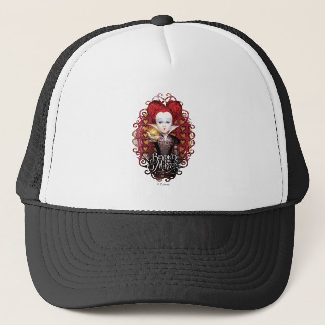 The Red Queen | Beyond the Mirror Trucker Hat (Front)