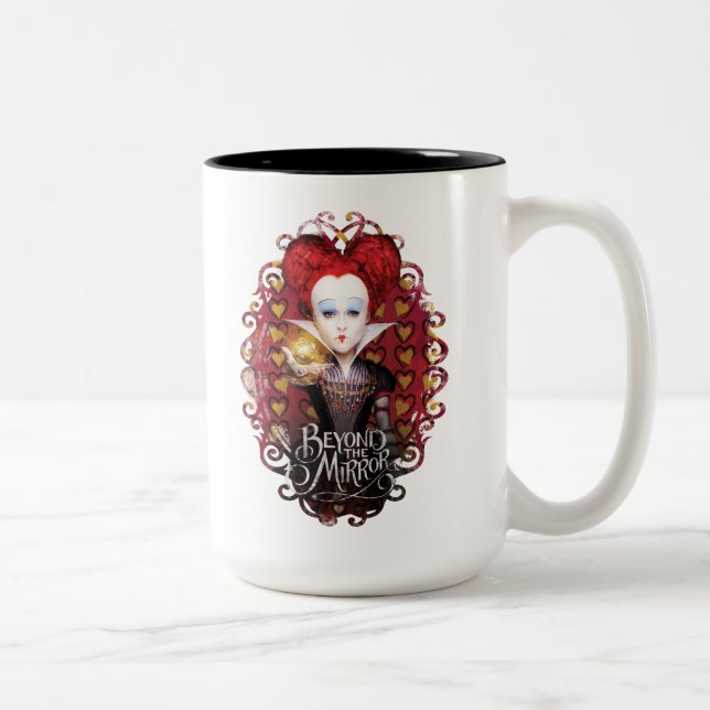 The Red Queen | Beyond the Mirror Two-Tone Coffee Mug (Right)