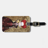 The Red Queen | Don't be Late 2 Luggage Tag (Front Horizontal)