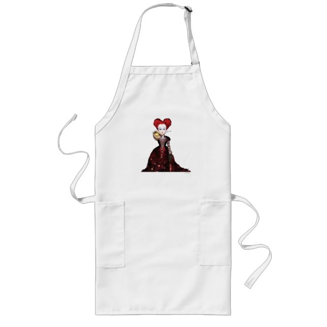 The Red Queen | Don't be Late Long Apron (Front)