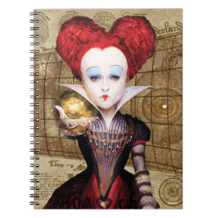 The Red Queen Don't be Late Notebook