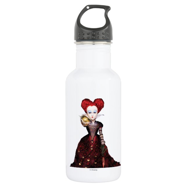 The Red Queen | Don't be Late Stainless Steel Water Bottle (Front)