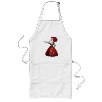 The Red Queen | Off With His Head 2 Long Apron by AliceLookingGlass at Zazzle