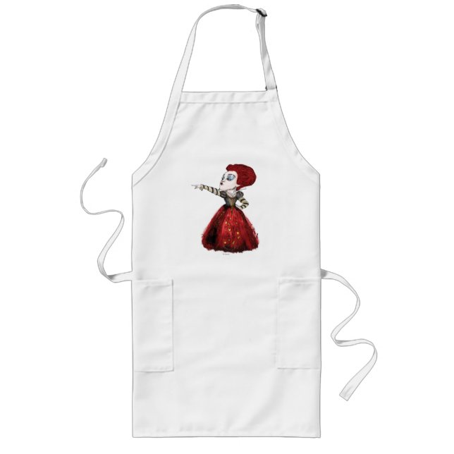 The Red Queen | Off with his Head 2 Long Apron (Front)