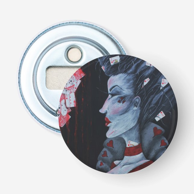 The Red Queen Orig Art Wonderland Bottle Opener (Front)