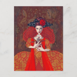 The Red Queen. Postcard