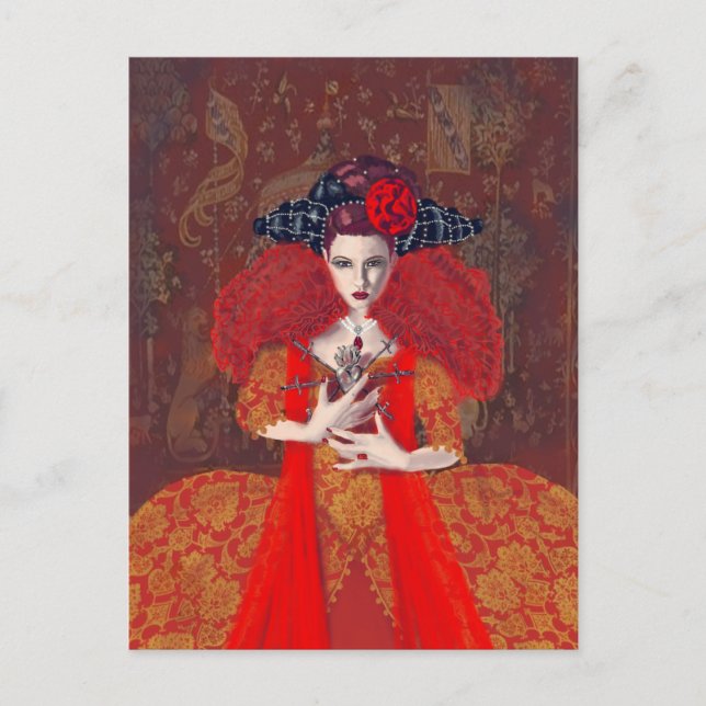 The Red Queen. Postcard (Front)