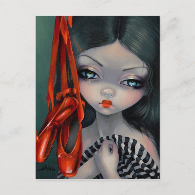 "The Red Shoes" Postcard (Front)