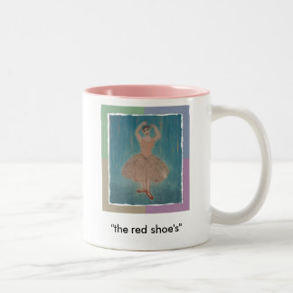 "the red shoe's" Two-Tone coffee mug