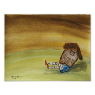 The Red Slippers Photo Print