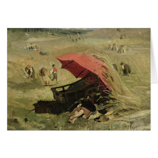 The Red Sunshade, c.1860 Cards (Front Horizontal)