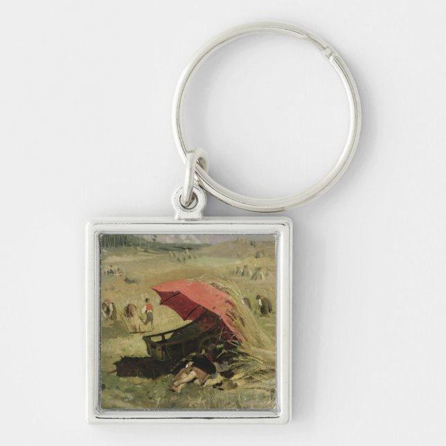 The Red Sunshade, c.1860 Keychain (Front)