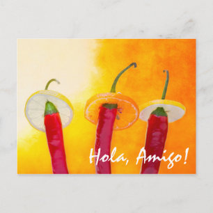 The Red, The Hot, The Chili Postcard