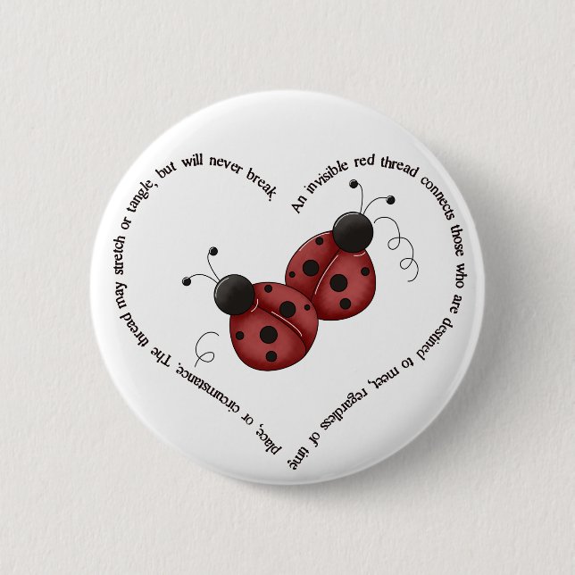 The Red Thread Button (Front)