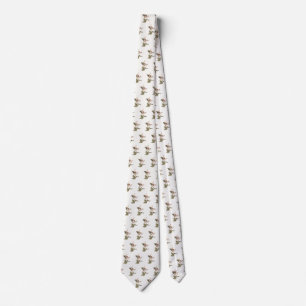 The Red-throated or Ruby-throated Hummingbird Neck Tie