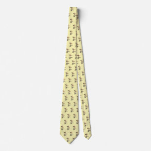 The Red-throated or Ruby-throated Hummingbird Neck Tie