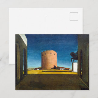 The Red Tower | Giorgio de Chirico |  Postcard