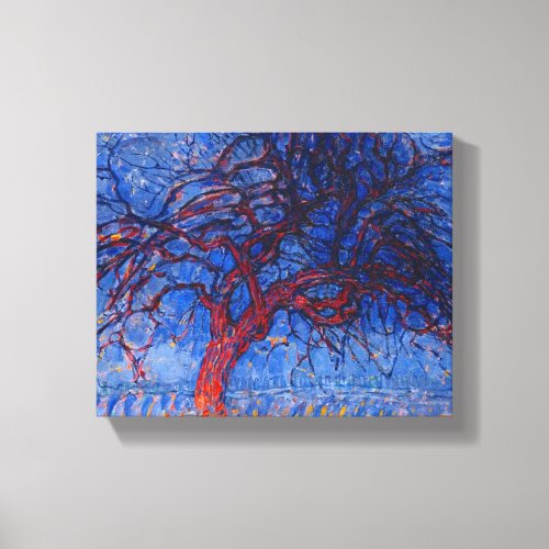 THE RED TREE Canvas print wall art PIET MONDRIAN