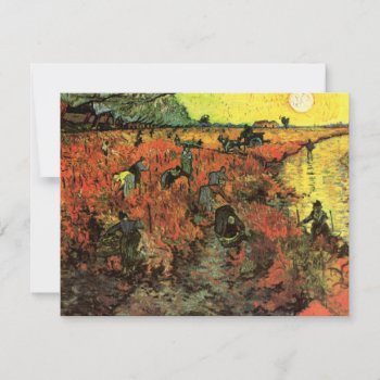 The Red Vineyard By Vincent Van Gogh by VanGogh_Gallery at Zazzle