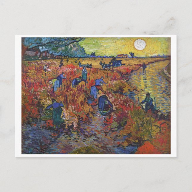 The Red Vineyard | Vincent van Gogh | Postcard (Front)