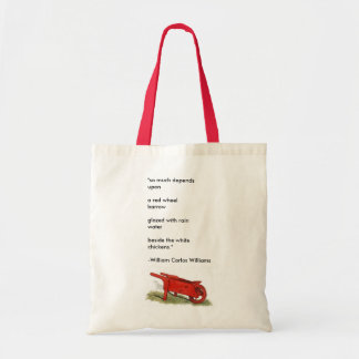 "The Red Wheelbarrow" Tote Bag