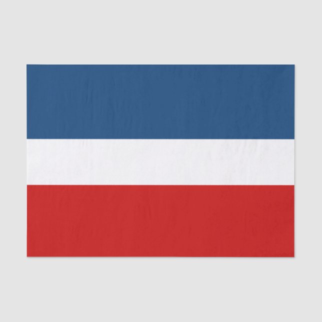 The Red White and Blue 10lb Tissue Paper, White Paper (Front)