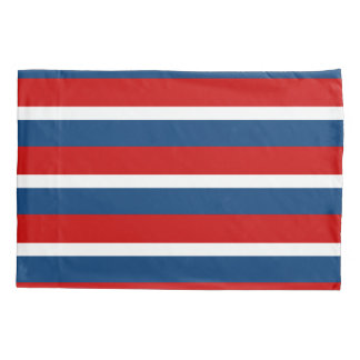The Red White and Blue Striped Pillowcase