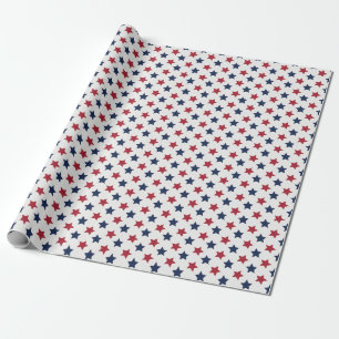 The Red White and Blue Wrapping Paper